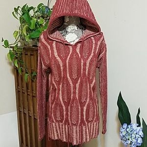 Umgee USA long hooded sweater Sz. S